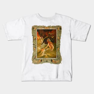 The Mermaid by Charles Robinson Kids T-Shirt